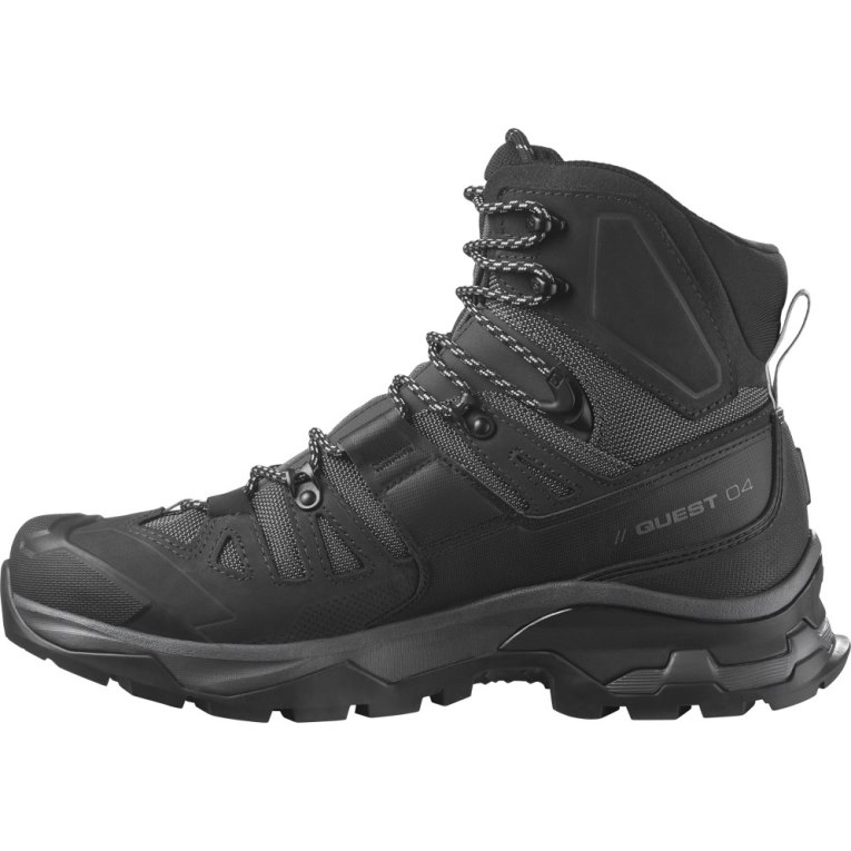 Botas Montaña Salomon Quest 4 GTX Hombre Negros | MX RHBU268